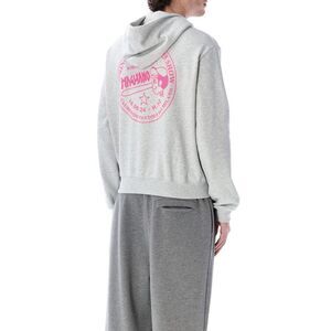 MAGLIANO Graphic Print Cotton Hoodie Men GREY Sweaters & Cardigans